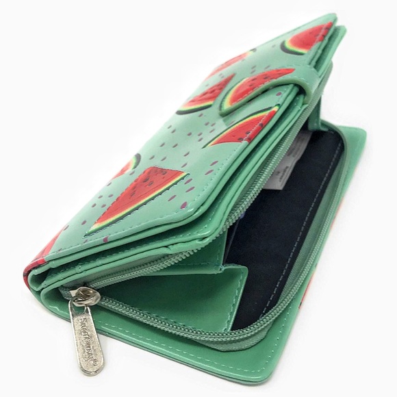 SOLD- Cute Shagwear Green Watermelon Wallet - Picture 5 of 5